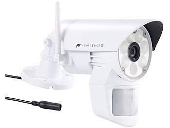 VisorTech Digitales Überwachungssystem DSC-720.mk, 2 LED-HD-Kameras, IP-Funktion