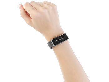 newgen medicals Fitness-Armband FBT-40 mit Bluetooth (Versandrückläufer)