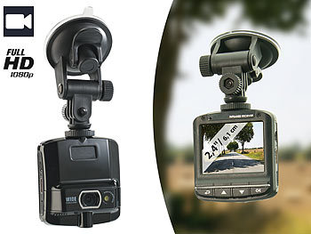 NavGear HD-Dashcam MDV-2350 mit G-Sensor, 2,4"-Display (refurbished)