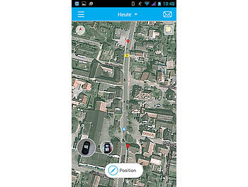 simvalley Mobile GPS-/GSM-Tracker GT-340.ds zur Diebstahlsicherung