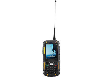 simvalley Mobile Dual-SIM-Outdoor-Handy, Walkie-Talkie XT-980 2er Set