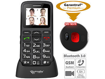 simvalley Mobile Komfort-Handy XL-915 V2 mit Garantruf Premium (Versandrückläufer)