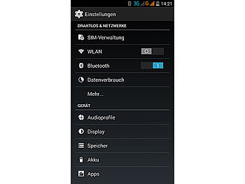 simvalley Mobile Dual-SIM-Smartphone SP-144 QuadCore 4.5"(refurbished)
