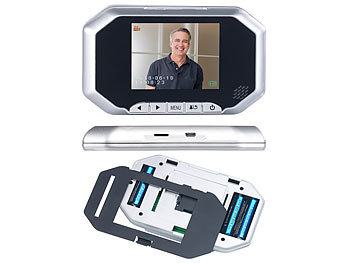 Somikon Digitale Türspion-Kamera mit 8,9-cm-Display, Versandrückläufer
