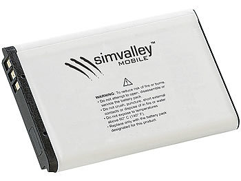 simvalley Mobile Reserve-Akku für Handys XL-947, 900 mAh