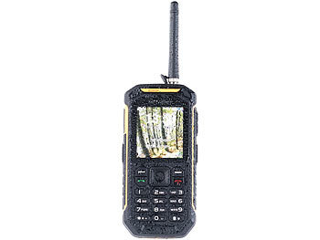 simvalley Mobile Dual-SIM-Outdoor-Handy mit Walkie-Talkie XT-820