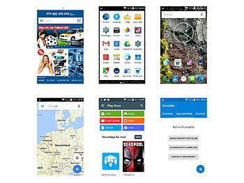 simvalley Mobile Dual-SIM-Outdoor-Smartphone, LTE, TFT (Versandrückläufer)