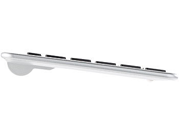GeneralKeys USB-Voll-Tastatur, Super-Slim mit Scissor-Tasten, Ziffernblock, flach