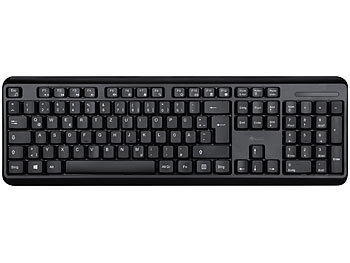 GeneralKeys Office-Set leise Funk-Tastatur-Maus-Kombination; 2.4 GHz; 10 m; silent