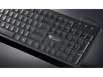 GeneralKeys Beleuchtete USB-Tastatur mit Nummernblock, Versandrückläufer