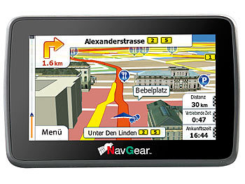 NavGear 4,3" Navigationssystem StreetMate "RS-43-3D" Mitteleuropa