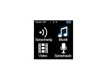 auvisio Touchscreen MP3- & Video-Player "DMP-355.SQ" mit UKW-Radio