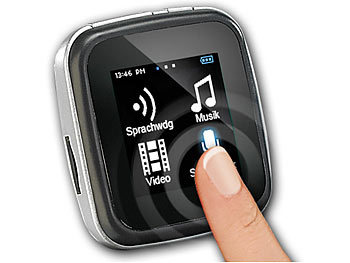 auvisio Touchscreen MP3- & Video-Player "DMP-355.SQ" mit UKW-Radio