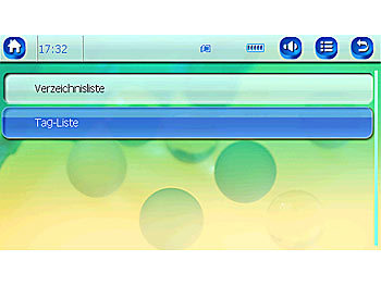 auvisio auvisio Portabler Touchscreen-Mediaplayer DMP-720.p für MP3 & Video