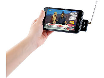 auvisio Mini-DVB-T-Receiver "aDTV mobile" für Android-Geräte