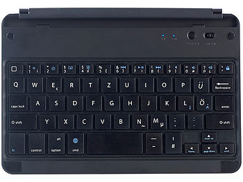 GeneralKeys Tastatur mit Bluetooth, Schutzcover & Halterung für iPad mini