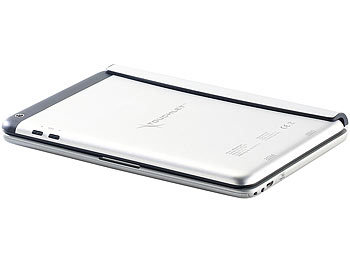 GeneralKeys Aluschutzcover inkl. Tastatur mit Bluetooth, 7,9"Android-Tablets