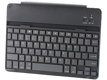 GeneralKeys Alu-Schutzcover inkl. Tastatur mit Bluetooth,  für iPad Air