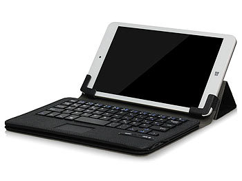 GeneralKeys BT-Tastatur-Schutzcover mit Touchpad für 8"-Tablets