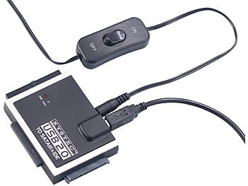 Xystec Universal-Festplatten-Adapter IDE/SATA auf USB 2.0, für HDDs & SSDs