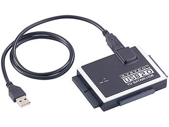 Xystec Universal-Festplatten-Adapter IDE/SATA auf USB 2.0, für HDDs & SSDs