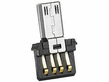 Merox 4er-Set ultrakompakter USB-OTG-Adapter
