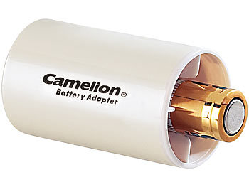 Camelion Akku- & Batterie-Konverter AA Mignon zu Baby Typ C, 2er-Set