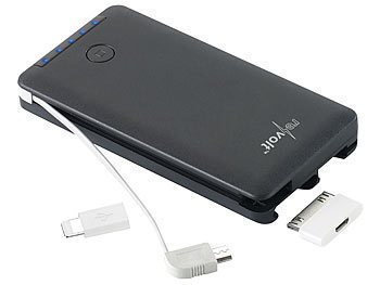 Powerbank I Phone: revolt Powerbank mit 5.200 mAh für iPad, iPhone, Handy & USB-Geräte