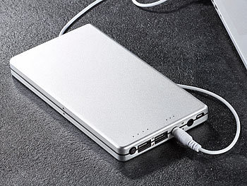 revolt Powerbank mit 45.000 mAh, Alu-Gehäuse, für MacBook bis 2012