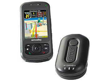 Bluetooth GPS Empfänger 44 Kanal für Smartphone, PDA u.a.