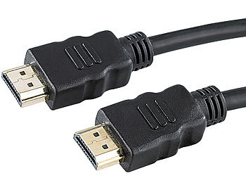 auvisio HDMI-Kabel Full HD, 19pol. Stecker/Stecker 2 Meter