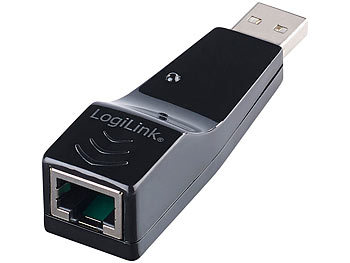LogiLink RJ45-/Ethernet-Adapter für USB2.0-Port