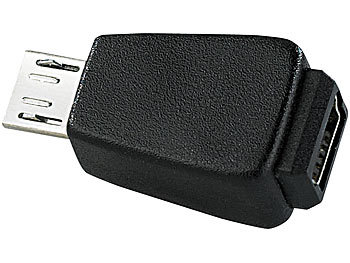 goobay USB Adapter Mini-USB-Buchse auf Micro-USB-Stecker