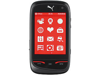 Sagem PUMA M1 Smartphone GPS/UMTS/Solar/Touchscreen/2 Kameras u.a.