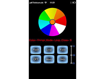 Lunartec App-gesteuertes LED-Kit für Motorräder und Kfz (Android)