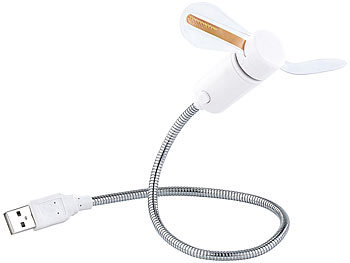 PEARL USB-Ventilator mit 8 programmierbaren Laufschriften, je 26 Zeichen