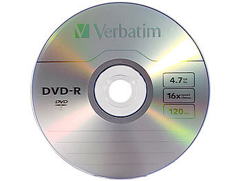 Verbatim DVD-R Rohlinge 16x AZO+ Beschichtung, 25er-Spindel