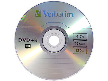 Verbatim DVD+R Rohling 16x AZO+ Beschichtung, 25er-Spindel