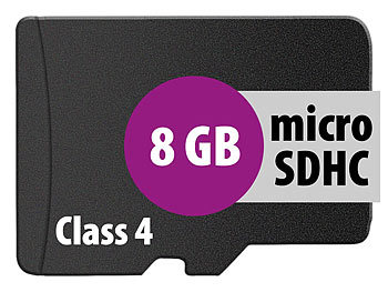 microSD / Transflash Speicherkarte 8 GB (SDHC) Class 4