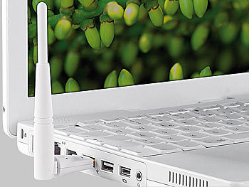 150Mbit WLAN USB-Dongle mit 3dBi Antenne "EW-7711UAN" (g/b/n)
