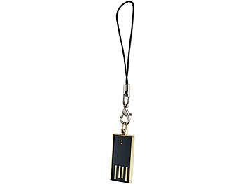 PConKey Slim USB-Speicherstick vergoldet, 32 GB, wasserdicht