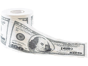 infactory Dollar-Toilettenpapier "100$-Scheine"