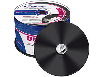 MediaRange Vinyl-Look CD-R 700MB/80Min, 52x printable, 50er Spindel