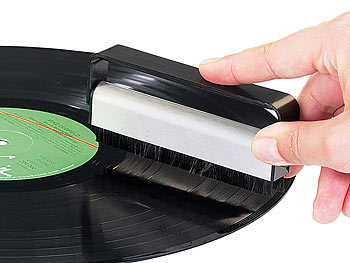 Plattenreiniger: Dynavox Carbon-Antistatik-Bürste für Schallplatten
