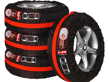 HP Autozubehör Reifentaschen-Set, 4 Taschen für Reifen bis 17 Zoll/225 Reifenbreite