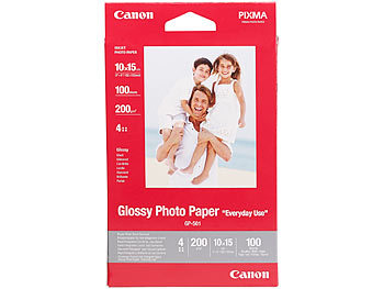 CANON Original Photo Papier GP-501 glänzend, 100 Bl. 10*15cm (210g/m²)
