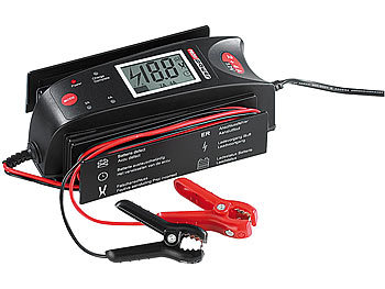 ProfiPower Profi-Batterieladegerät, 12V, 2+4 A mit LCD-Info-Anzeige