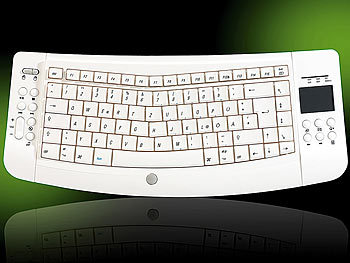 GeneralKeys 2,4 GHz Funk-Tastatur mit Touchpad für Mac