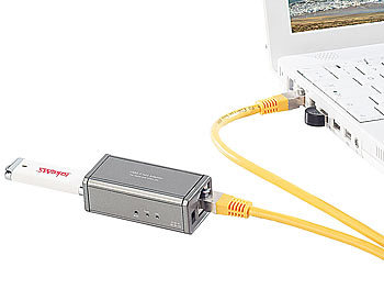 7links 3in1 NAS-Server für Netzwerkzugriff auf USB-Drucker & Datenträger