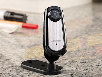 Somikon Mini-Action-, WEB- & Überwachungskamera "DV-420 Fun" mit Akustiksensor